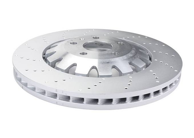 Audi Disc Brake Rotor - Front (370mm) (Cross-Drilled)